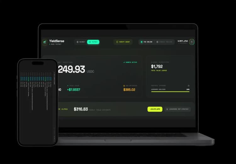YieldSense DeFi Automation Platform